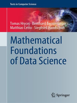cover image of Mathematical Foundations of Data Science